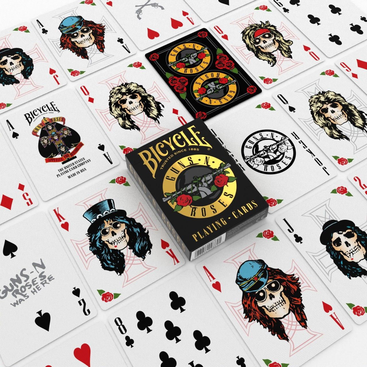 Karty do gry Bicycle Guns N"Roses Cartamundi